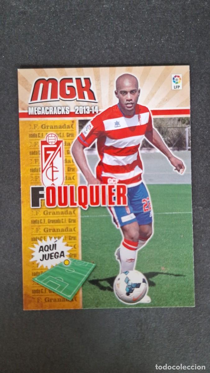 Fu&szlig;ball-Sticker: L1 FOULQUIER GRANADA C. F. NUEVO FICHAJE 471 BIS PANINI MEGACRACKS 2013 2014 13 14