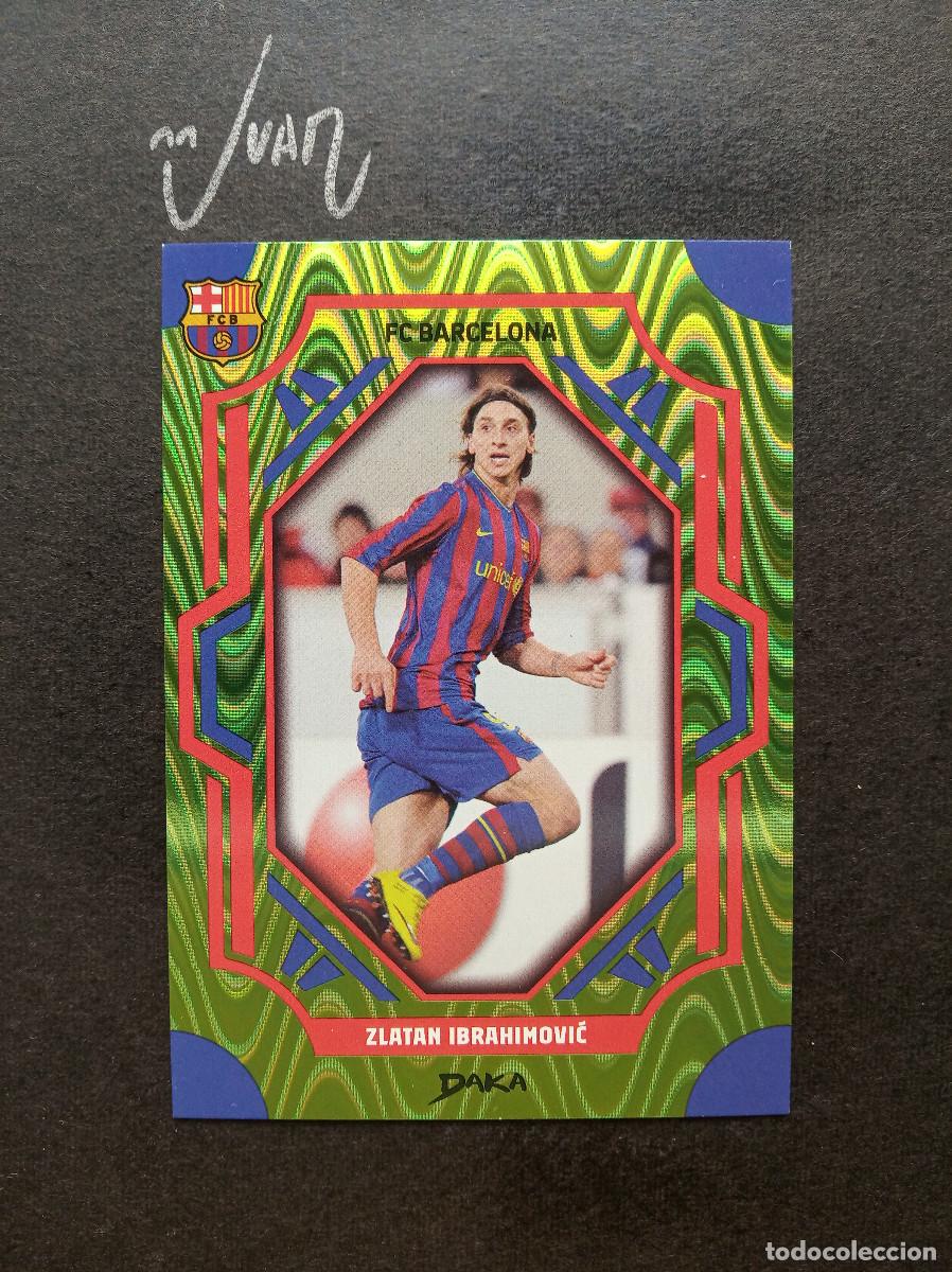 Fu&szlig;ball-Sticker: 28-B NUMERADA #/199 YELLOW WAVE IBRAHIMOVIC BARCELONA SUECIA ⚽ DAKA &reg; TOP AUDIENCE 2025 2026 25 26
