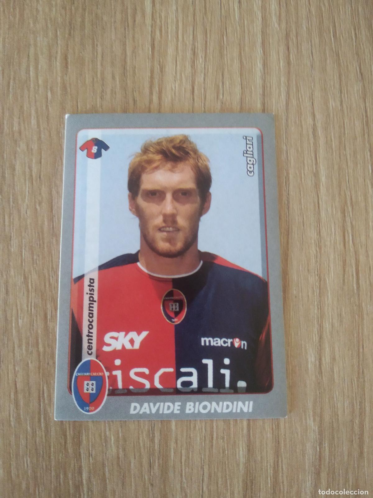 Fu&szlig;ball-Sticker: 64 DAVIDE BIONDINI CAGLIARI CROMO FUTBOL PANINI LIGA ITALIA 2008-2009 CALCIATORI 08-09