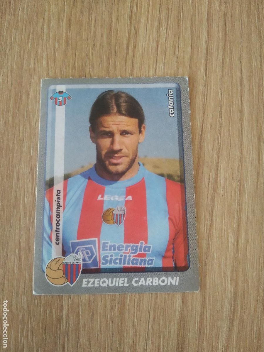 Fu&szlig;ball-Sticker: 84 EZEQUIEL CARBONI CATANIA CROMO FUTBOL PANINI LIGA ITALIA 2008-2009 CALCIATORI 08-09