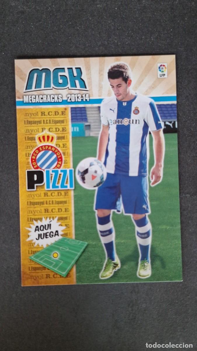 Fu&szlig;ball-Sticker: L1 PIZZI R. C. D. ESPA&Ntilde;OL NUEVO FICHAJE 474 PANINI MEGACRACKS 2013 2014 13 14
