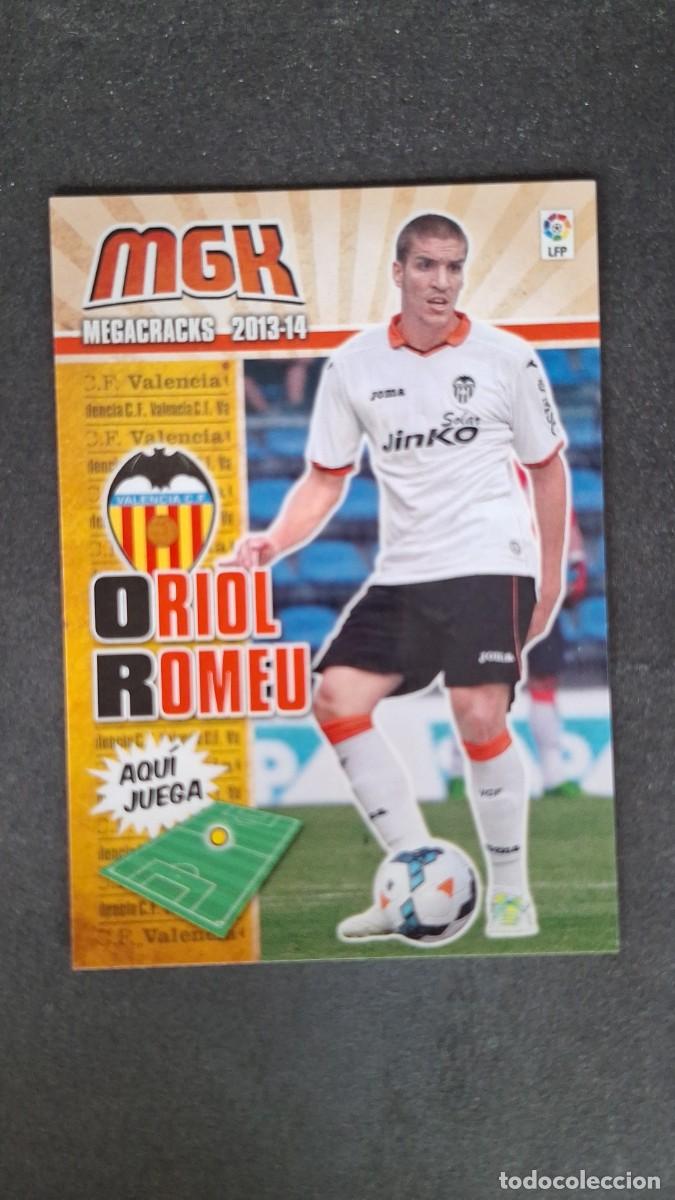 Fu&szlig;ball-Sticker: L1 ORIOL ROMERO VALENCIA C. F. NUEVO FICHAJE 475 PANINI MEGACRACKS 2013 2014 13 14