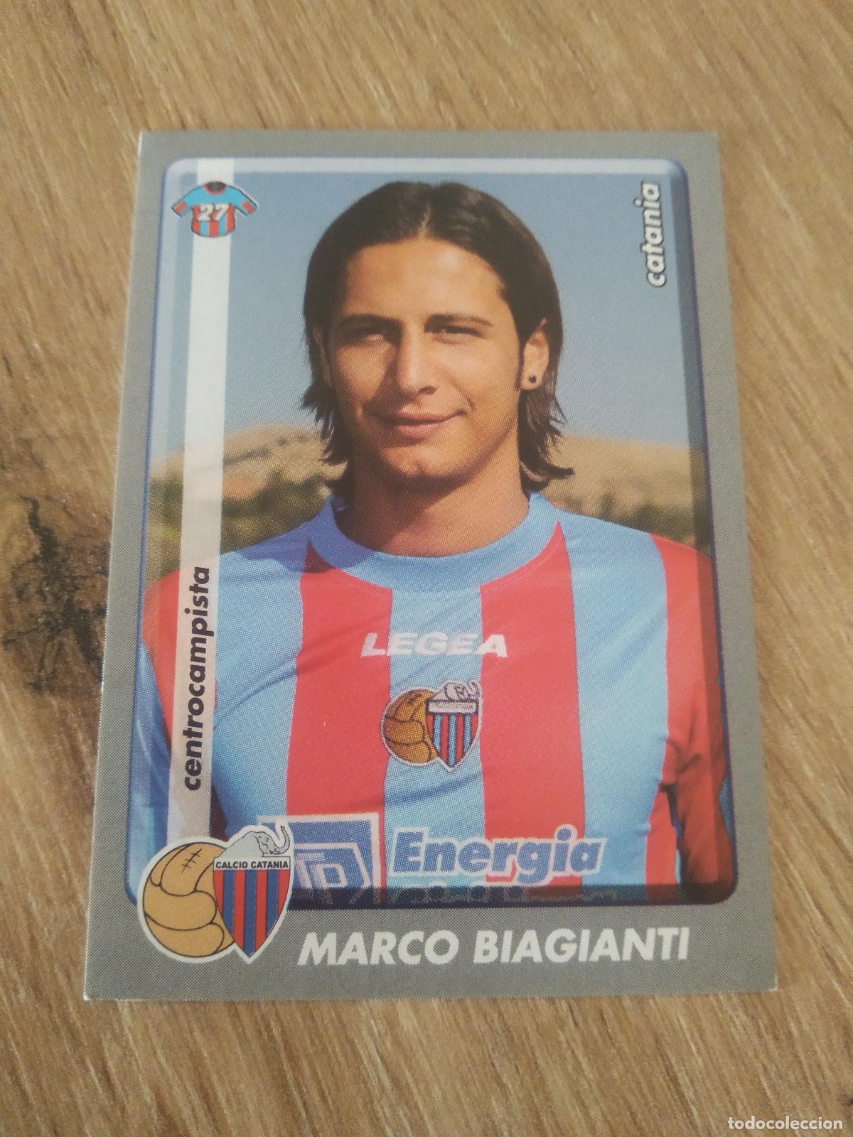 Fu&szlig;ball-Sticker: 87 MARCO BIAGIANTI CATANIA CROMO FUTBOL PANINI LIGA ITALIA 2008-2009 CALCIATORI 08-09
