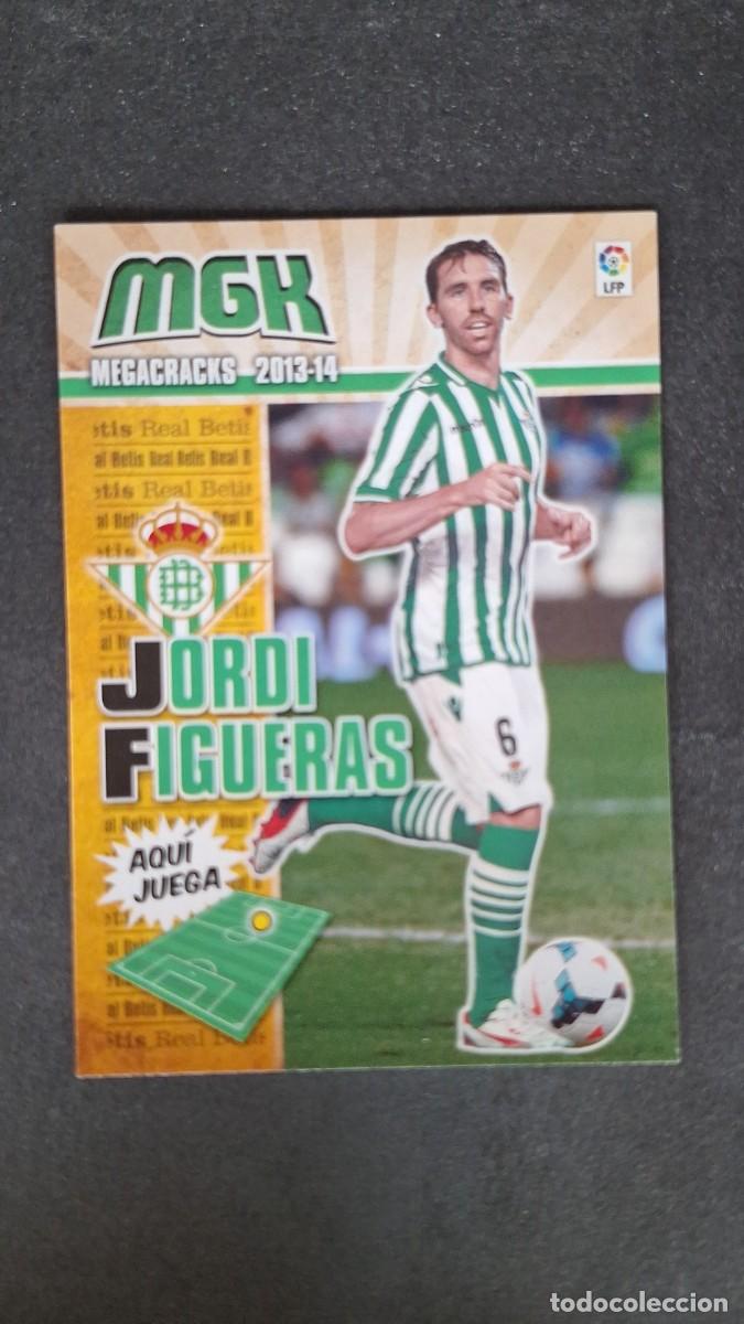 Fu&szlig;ball-Sticker: L1 JORDI FIGUERAS REAL BETIS BALOMPIE NUEVO FICHAJE 477 PANINI MEGACRACKS 2013 2014 13 14