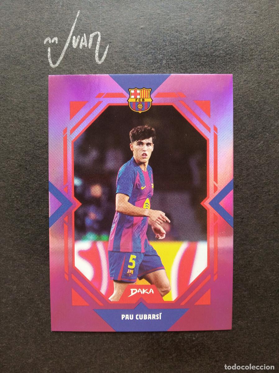 Cromos de f&uacute;tbol: 19-A NUMERADA #/75 PINK PAU CUBARSI BARCELONA ESPA&Ntilde;A MUNDIAL ⚽ DAKA &reg; TOP AUDIENCE 2025 2026 25 26