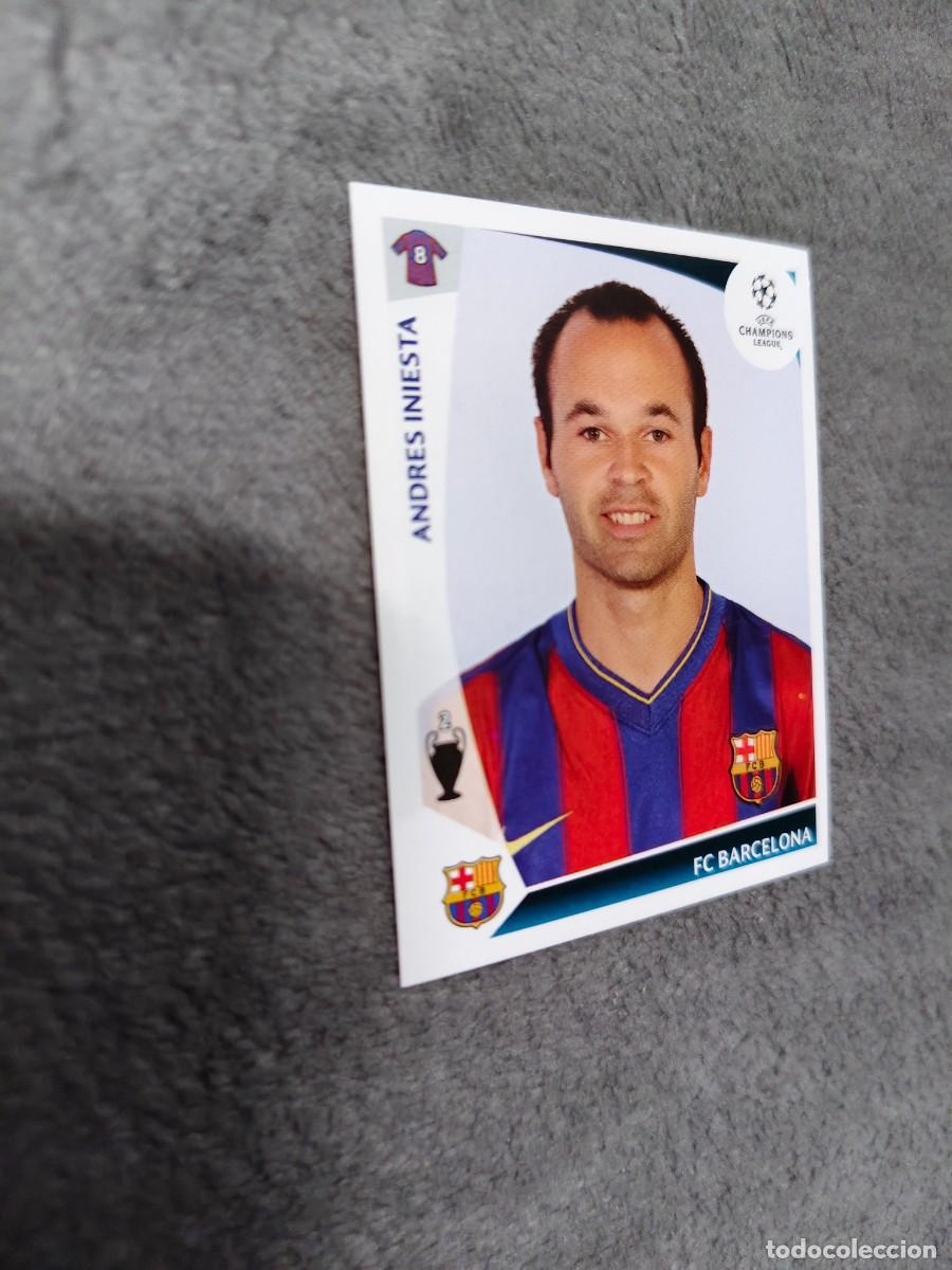 Cromos de f&uacute;tbol: 354 CHAMPIONS LEAGUE 09 10 PANINI ANDRES INIESTA FC BARCELONA 2009 2010 UCL AAA