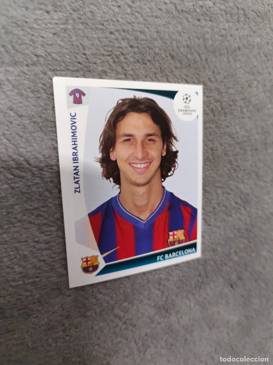 Cromos de f&uacute;tbol: 358 CHAMPIONS LEAGUE 09 10 PANINI ZLATAN IBRAHIMOVIC FC BARCELONA 2009 2010 UCL AAA