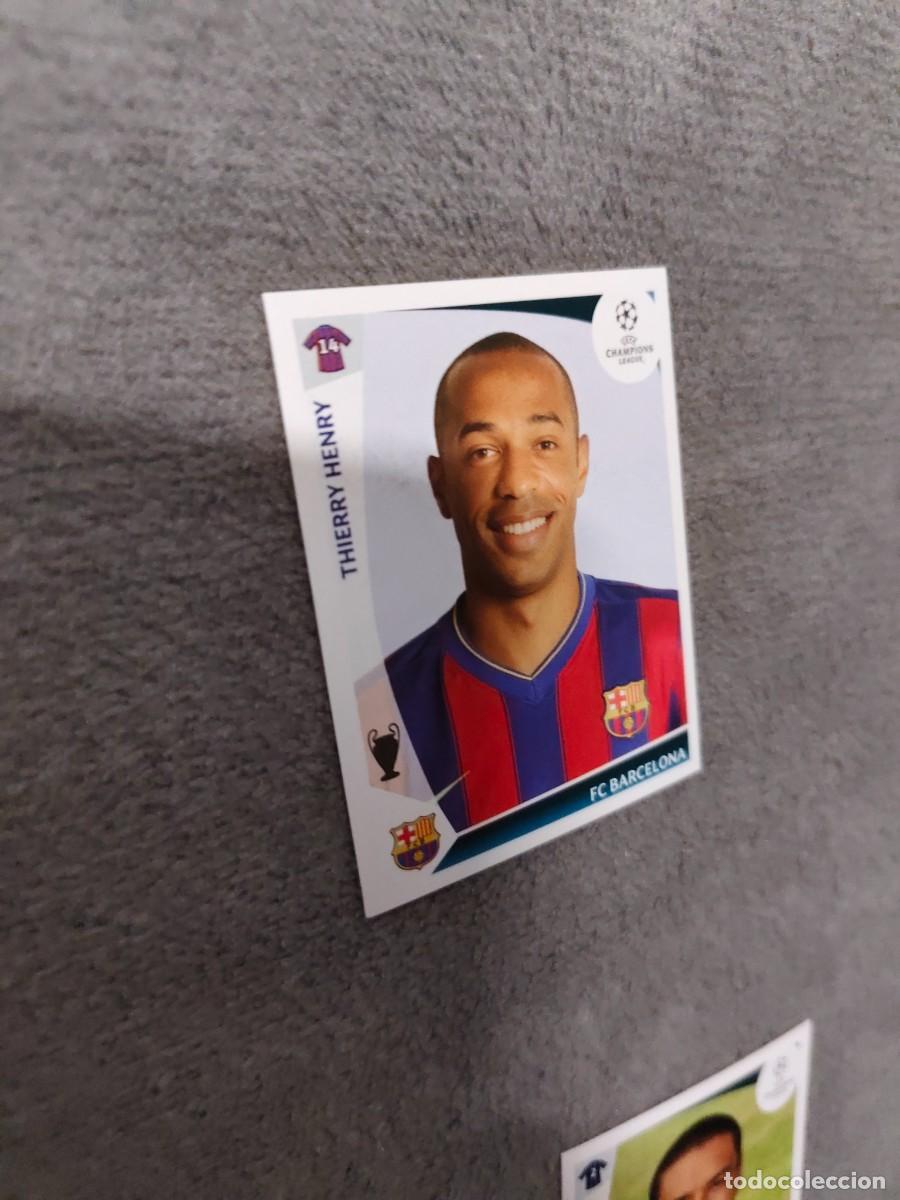 Cromos de f&uacute;tbol: 361 CHAMPIONS LEAGUE 09 10 PANINI THIERRY HENRY FC BARCELONA 2009 2010 UCL AAA
