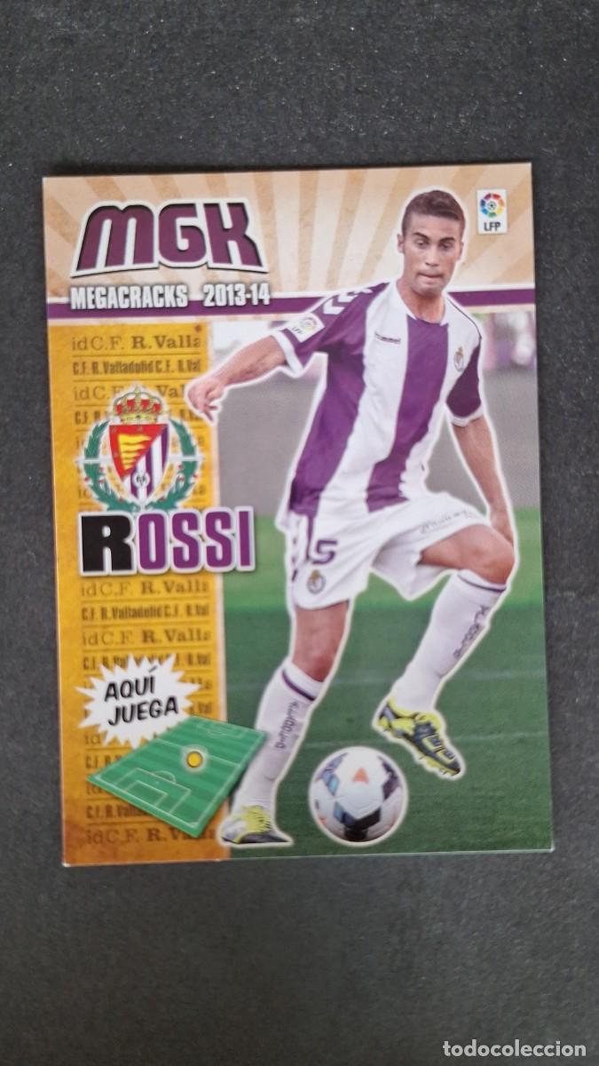 Cromos de f&uacute;tbol: L1 ROSSI REAL VALLADOLID NUEVO FICHAJE 496 PANINI MEGACRACKS 2013 2014 13 14