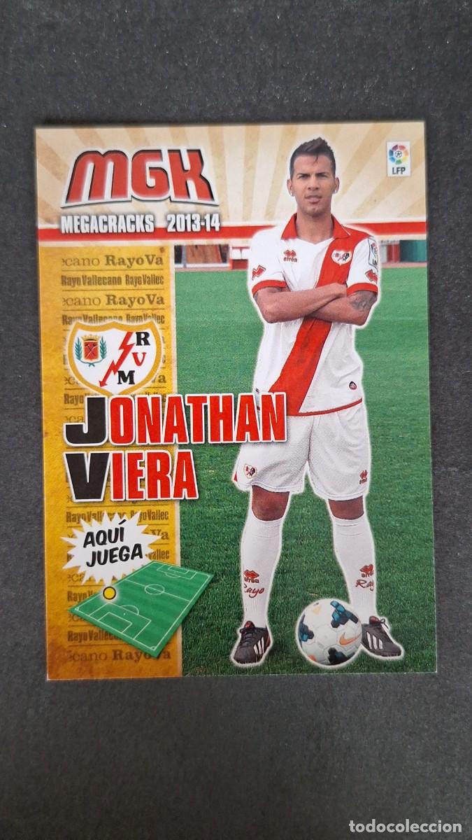 Cromos de f&uacute;tbol: L1 JONATHAN VIERA RAYO VALLECANO NUEVO FICHAJE 502 PANINI MEGACRACKS 2013 2014 13 14