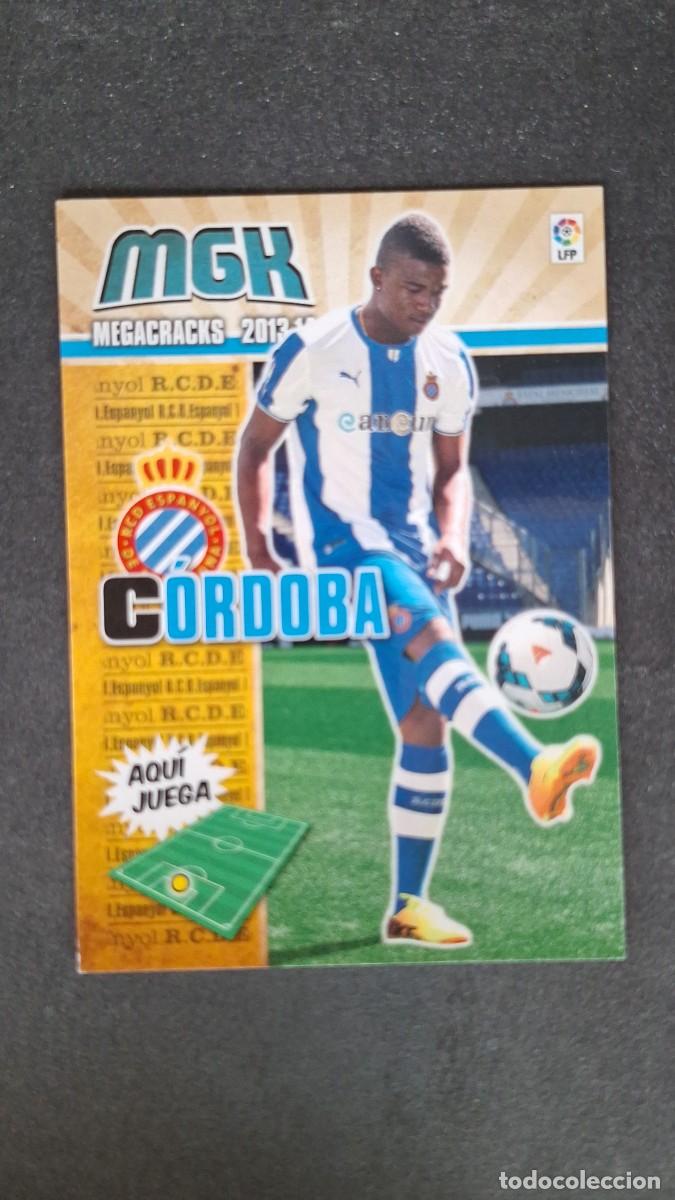 Cromos de f&uacute;tbol: L1 CORDOBA R. C. D. ESPA&Ntilde;OL NUEVO FICHAJE 503 PANINI MEGACRACKS 2013 2014 13 14