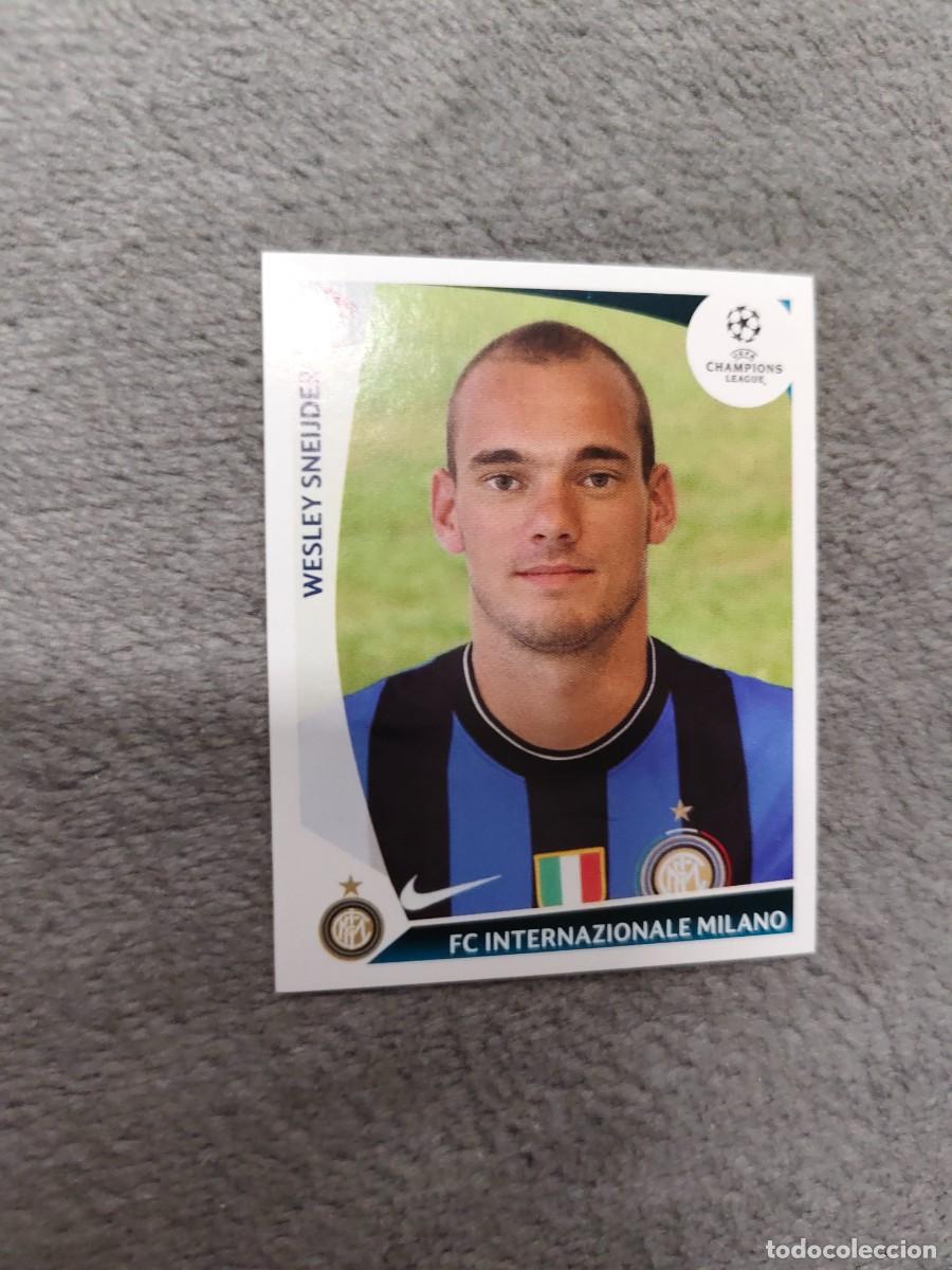 Cromos de f&uacute;tbol: 375 CHAMPIONS LEAGUE 09 10 PANINI WESLEY SNEIJDER FC INTERNAZIONALE MILANO 2009 2010 UCL AAA