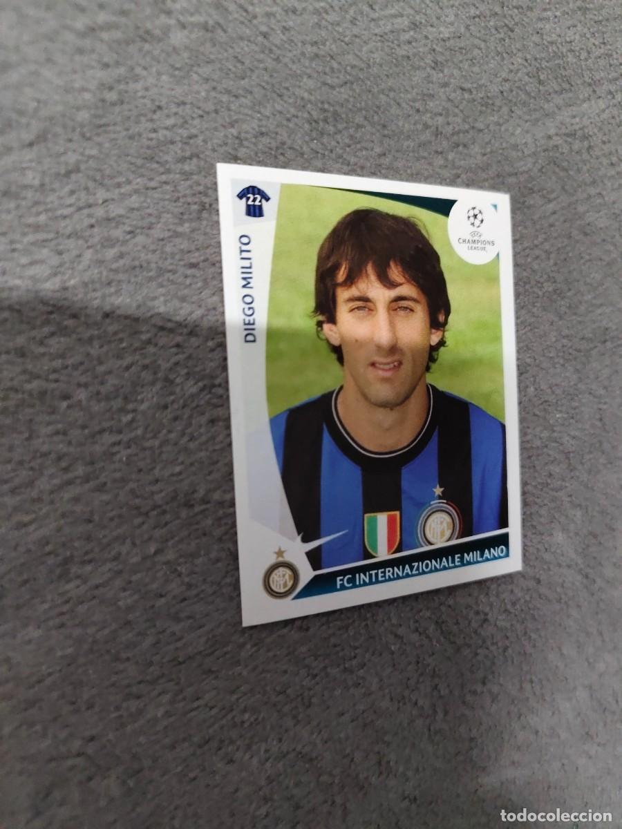 Cromos de f&uacute;tbol: 378 CHAMPIONS LEAGUE 09 10 PANINI DIEGO MILITO FC INTERNAZIONALE MILANO 2009 2010 UCL AAA