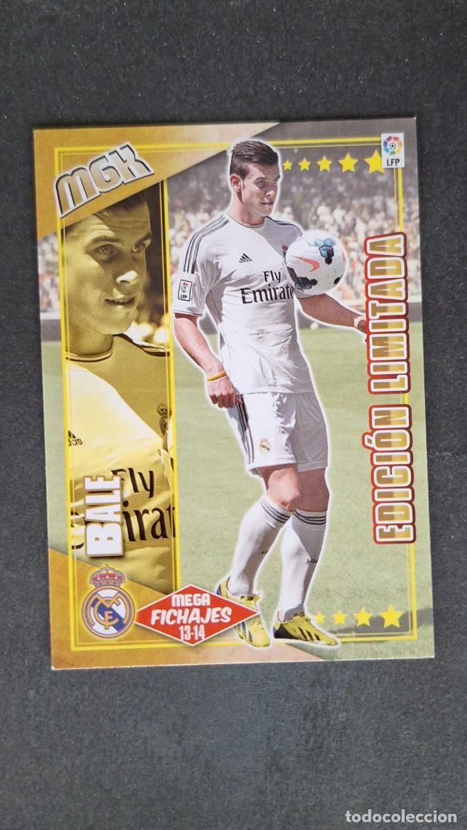 Cromos de f&uacute;tbol: L1 BALE REAL MADRID MEGA FICHAJE 510 EDICION LIMITADA PANINI MEGACRACKS 2013 2014 13 14