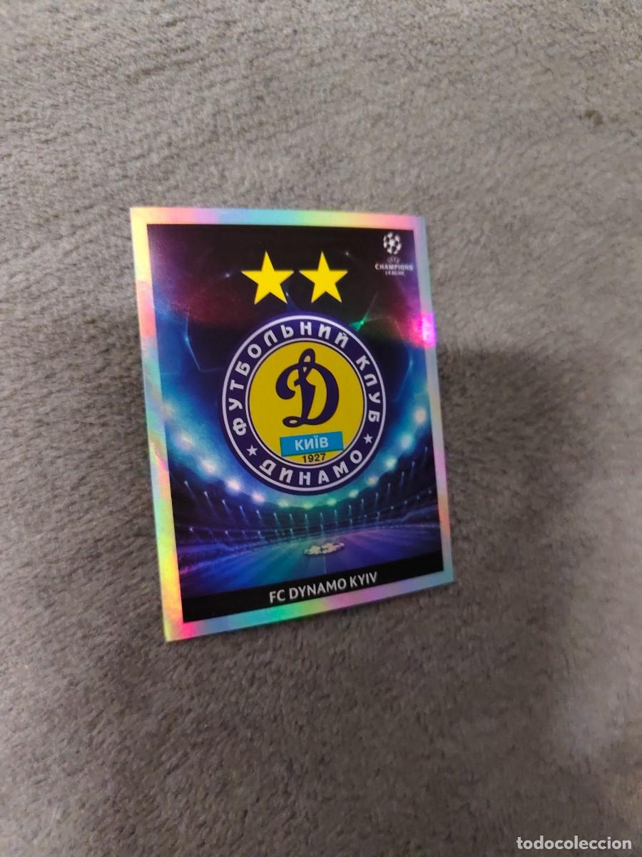 Cromos de f&uacute;tbol: 379 CHAMPIONS LEAGUE 09 10 PANINI ESCUDO LOGO FC DYNAMO KYIV 2009 2010 UCL AAA