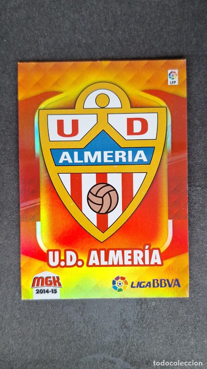 Figurine di Calcio: L1 ESCUDO U. D. ALMERIA 1 PANINI MEGACRACKS 2014 2015 14 15