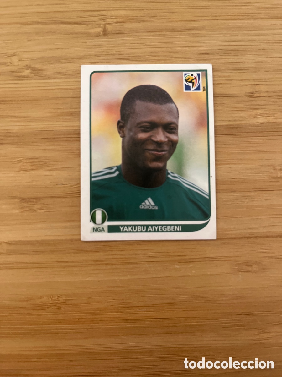Cromos de Futebol: YAKUBU AIYEGBENI 143 NIGERIA MUNDIAL SUDAFRICA 2010 PANINI NUMERO NUEVO SIN PEGAR