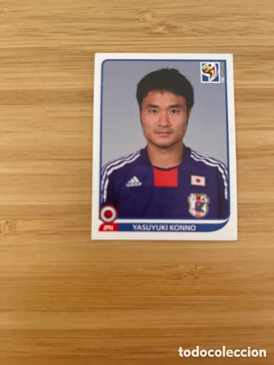 Fu&szlig;ball-Sticker: YASUYUKI KONNO 379 JAPON JAPAN MUNDIAL SUDAFRICA 2010 PANINI NUEVO SIN PEGAR