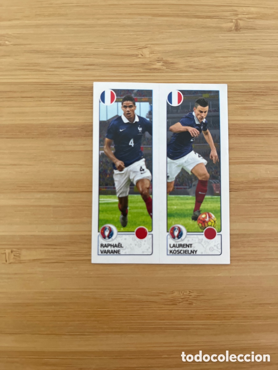 Football Stickers: VARANE KOSCIENLY 39 A 39 B FRANCIA FRANCE EURO 2016 UEFA EUROCOPA FRANCE 16 PANINI NUEVO SIN PEGAR