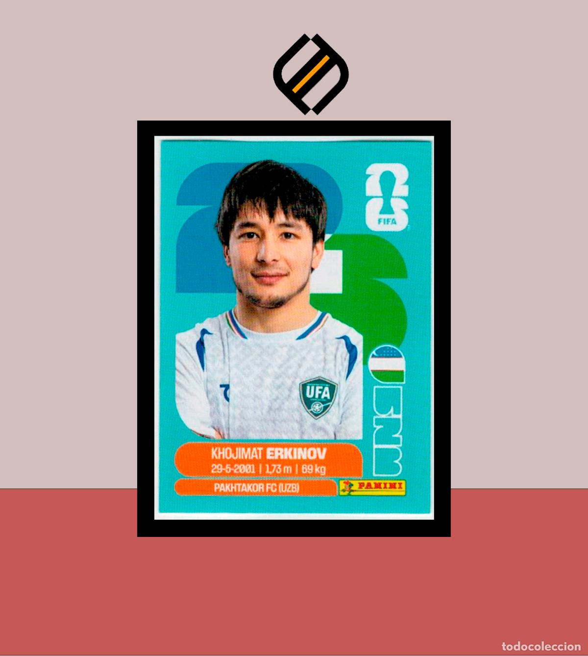 Football Stickers: PANINI FIFA CLUB WORLD CUP 2026 26 UZB 15 KHOJIMAT ERKINOV UZBEKISTAN STICKER MUNDIAL MEX CAN USA