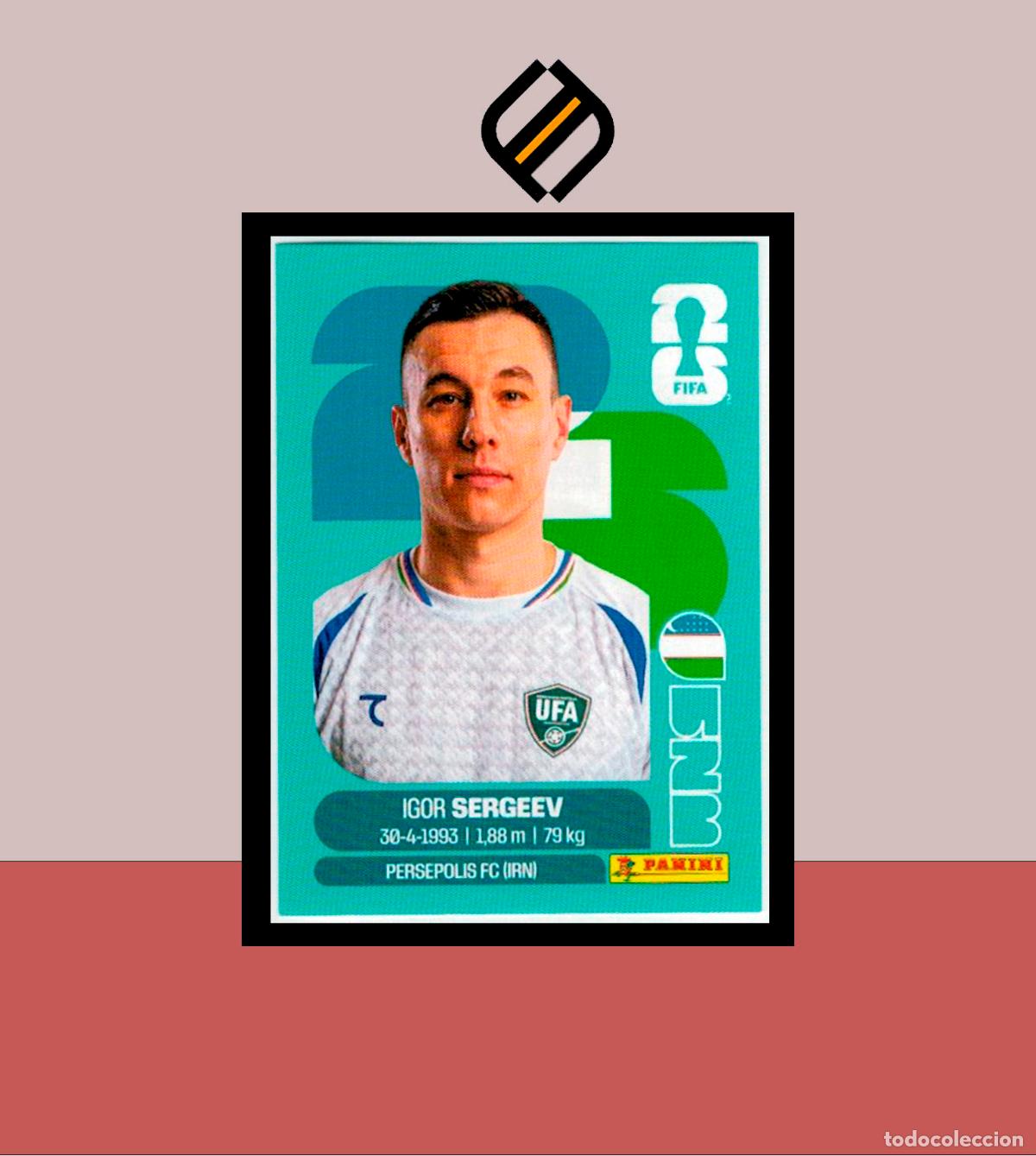 Football Stickers: PANINI FIFA CLUB WORLD CUP 2026 26 UZB 19 IGOR SERGEEV UZBEKISTAN STICKER MUNDIAL MEX CAN USA