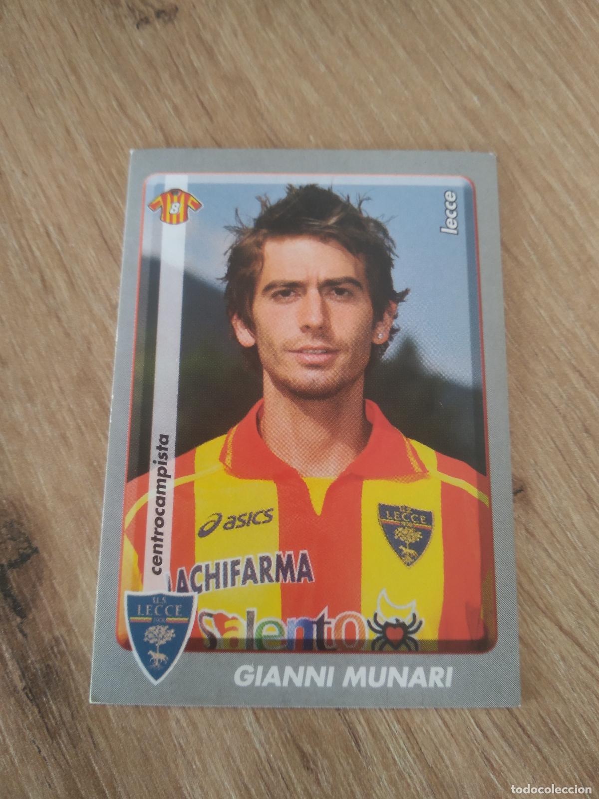 Football Stickers: 254 GIANNI MUNARI LECCE CROMO FUTBOL PANINI LIGA ITALIA 2008-2009 CALCIATORI 08-09