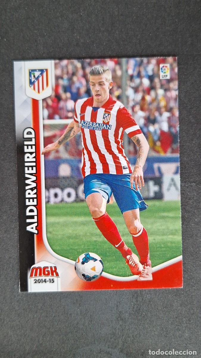 Football Stickers: L1 ALDERWEIRELD ATLETICO DE MADRID 42 PANINI MEGACRACKS 2014 2015 14 15