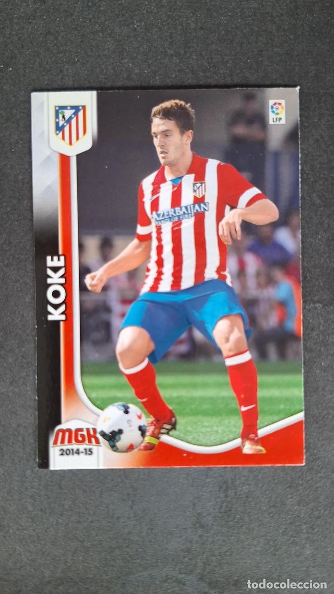 Cromos de f&uacute;tbol: L1 KOKE ATLETICO DE MADRID 47 PANINI MEGACRACKS 2014 2015 14 15