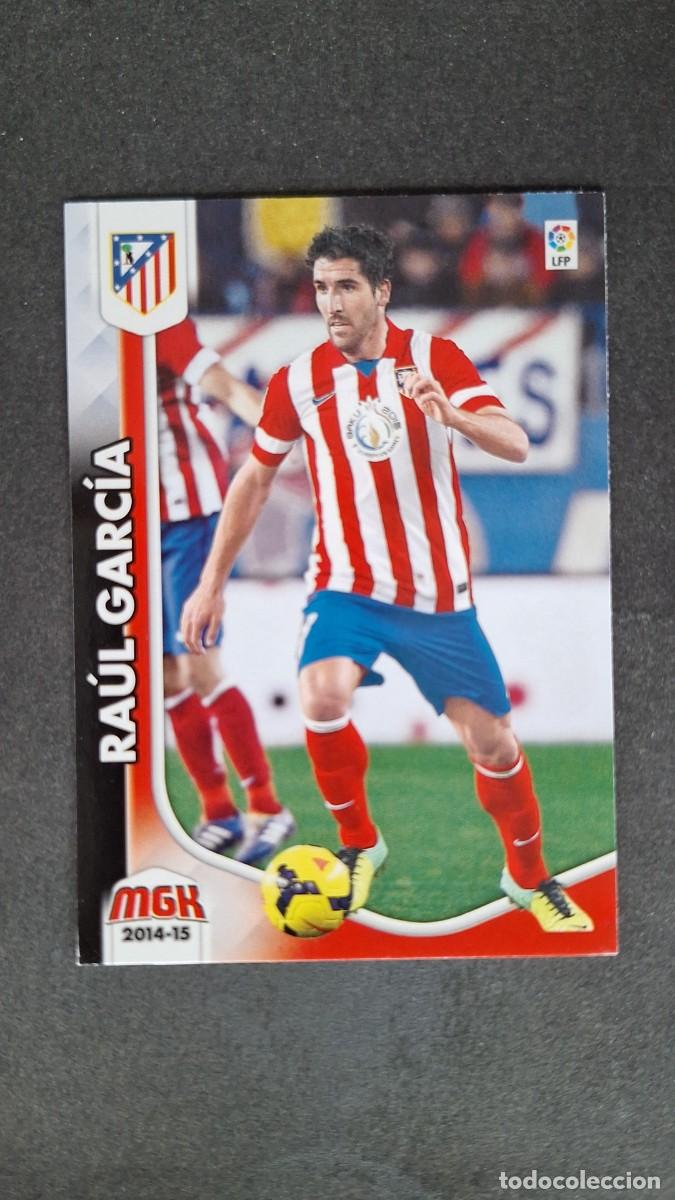 Cromos de f&uacute;tbol: L1 RAUL GARCIA ATLETICO DE MADRID 49 PANINI MEGACRACKS 2014 2015 14 15