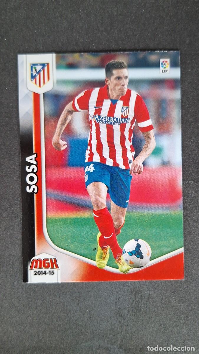 Cromos de f&uacute;tbol: L1 SOSA ATLETICO DE MADRID 50 PANINI MEGACRACKS 2014 2015 14 15