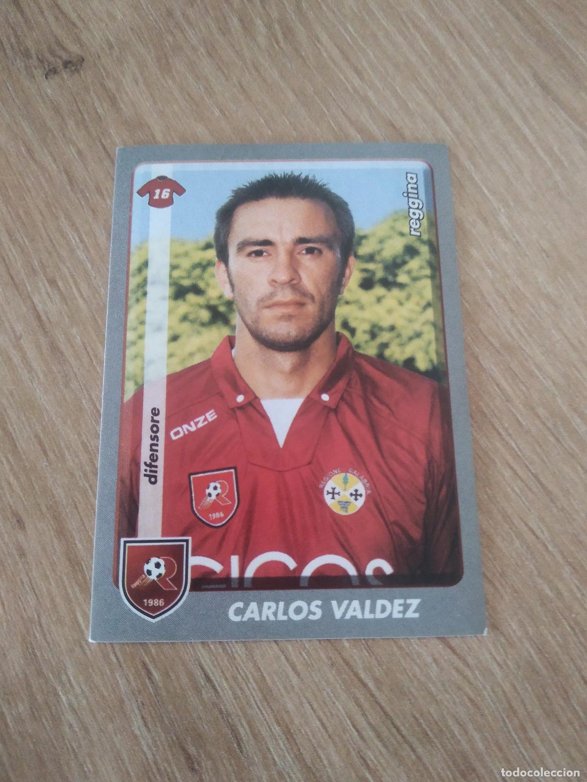 Cromos de f&uacute;tbol: 346 CARLOS VALDEZ REGGINA CROMO FUTBOL PANINI LIGA ITALIA 2008-2009 CALCIATORI 08-09