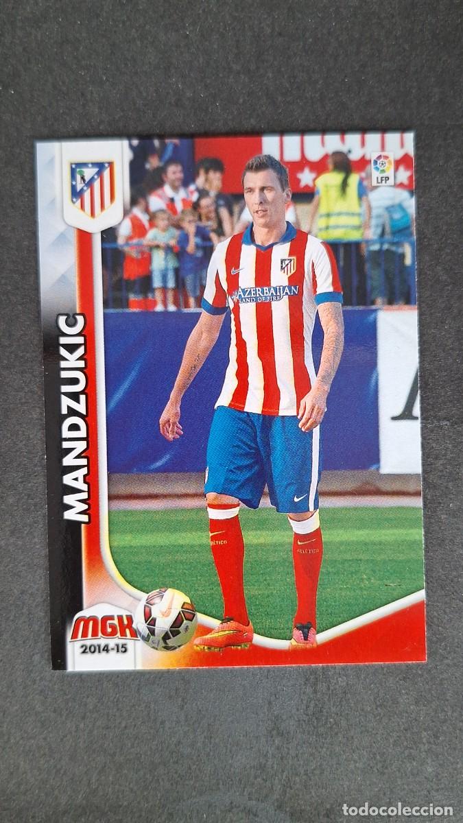 Cromos de f&uacute;tbol: L1 MANDZUKIC ATLETICO DE MADRID 54 PANINI MEGACRACKS 2014 2015 14 15