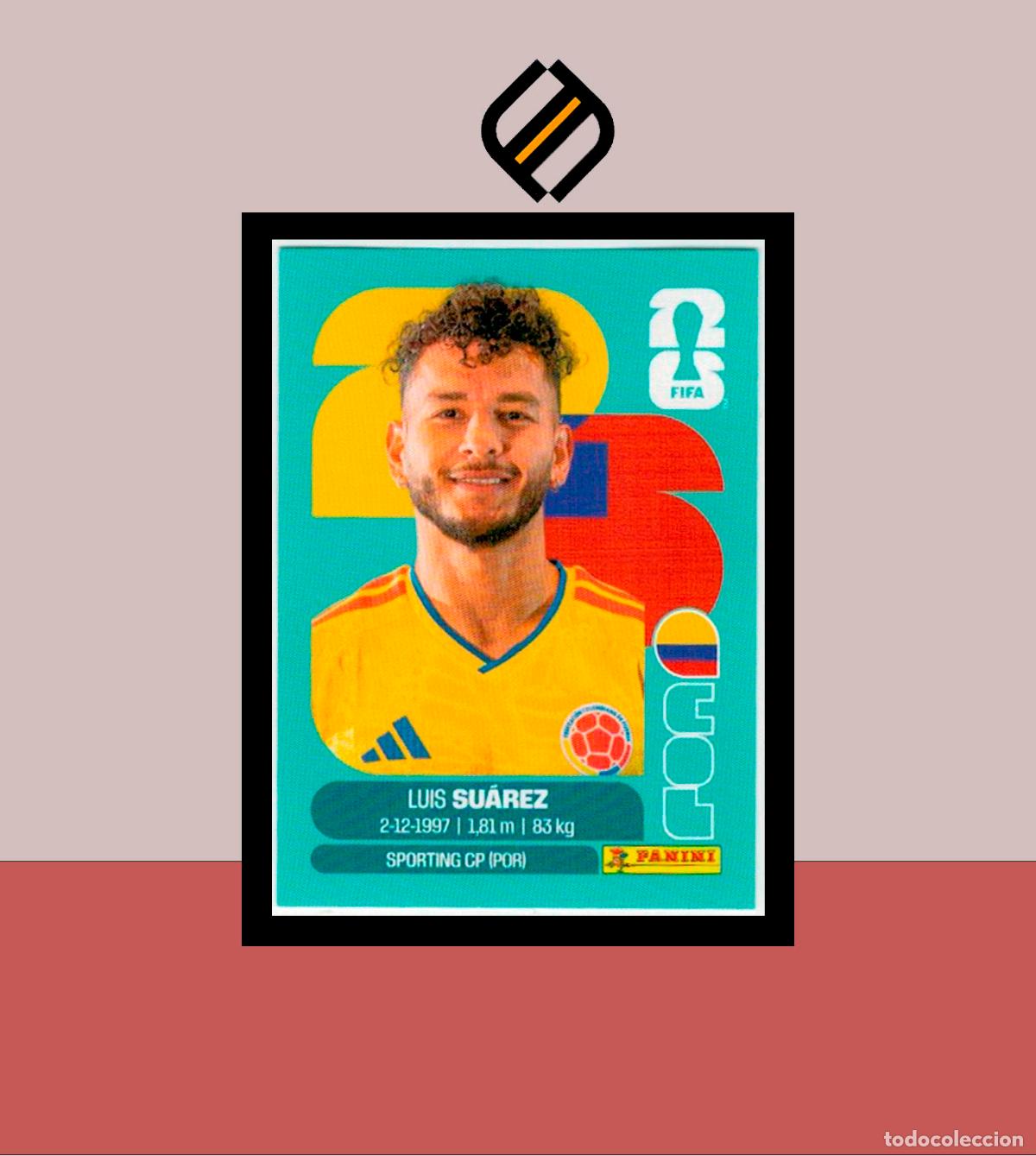 Cromos de f&uacute;tbol: PANINI FIFA CLUB WORLD CUP 2026 26 COL 19 LUIS SU&Aacute;REZ COLOMBIA STICKER MUNDIAL MEX CAN USA LIGA