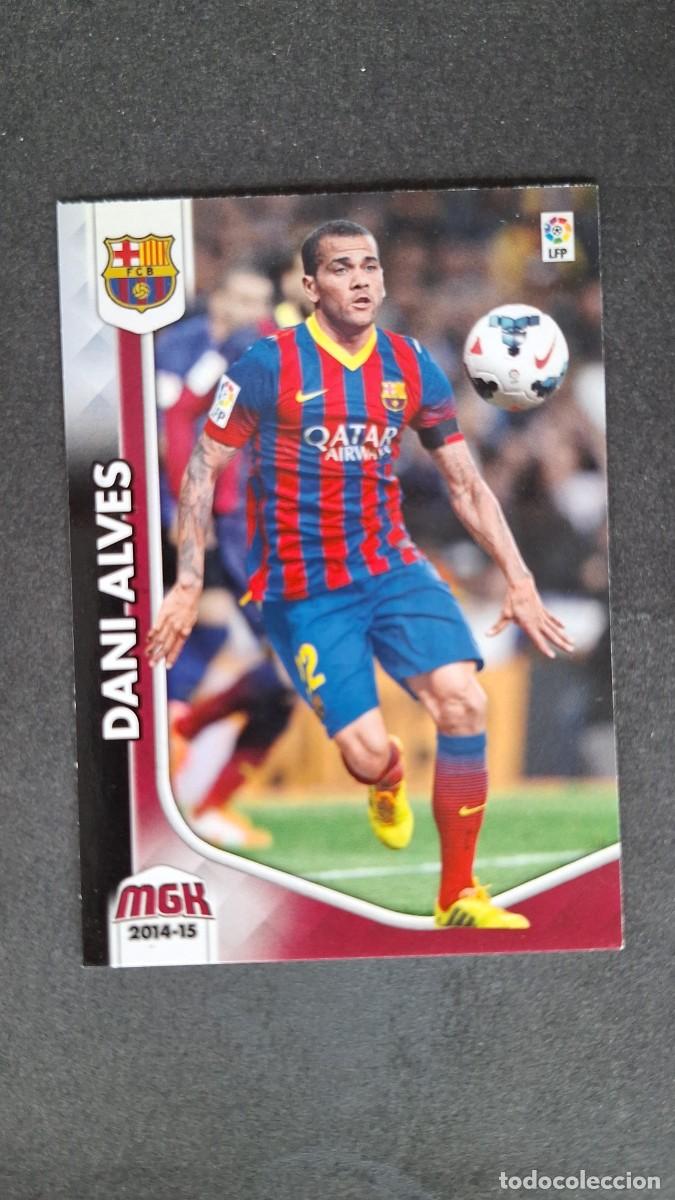 Cromos de f&uacute;tbol: L1 DANI ALVES F. C. BARCELONA 57 PANINI MEGACRACKS 2014 2015 14 15