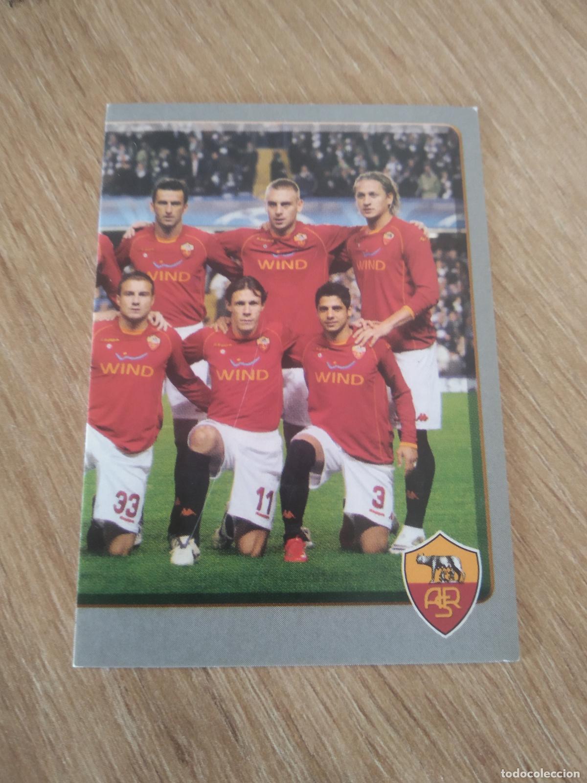 Cromos de f&uacute;tbol: 367 EQUIPO PLANTILLA ROMA CROMO FUTBOL PANINI LIGA ITALIA 2008-2009 CALCIATORI 08-09