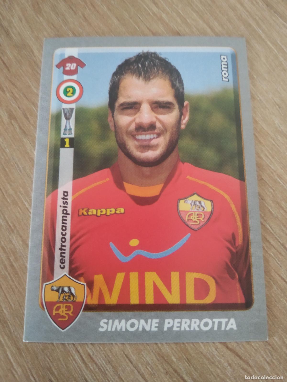 Cromos de f&uacute;tbol: 377 SIMONE PERROTTA ROMA CROMO FUTBOL PANINI LIGA ITALIA 2008-2009 CALCIATORI 08-09