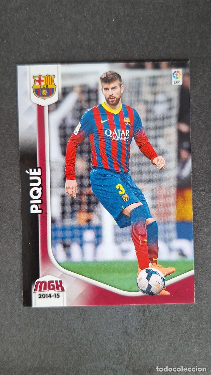 Cromos de f&uacute;tbol: L1 PIQUE F. C. BARCELONA 59 PANINI MEGACRACKS 2014 2015 14 15