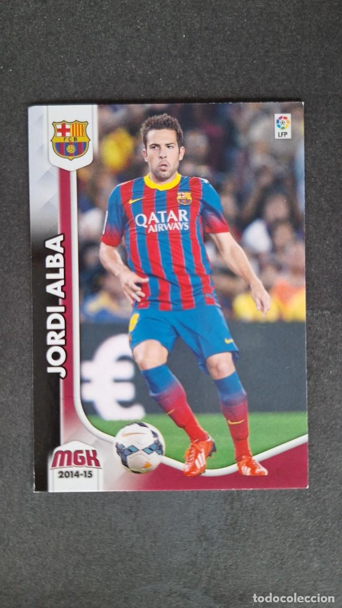 Cromos de f&uacute;tbol: L1 JORDI ALBA F. C. BARCELONA 61 PANINI MEGACRACKS 2014 2015 14 15