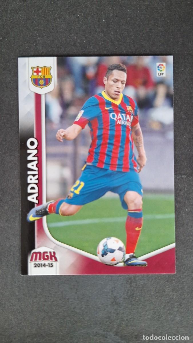 Cromos de f&uacute;tbol: L1 ADRIANO F. C. BARCELONA 62 PANINI MEGACRACKS 2014 2015 14 15