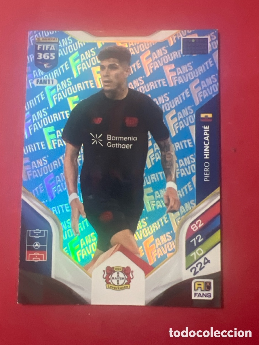 Cromos de f&uacute;tbol: E1416. FAN11 Hincapie Blue Fans Favourite | Bayer 04 Leverkusen | 2025 2026 Panini FIFA 365 25 26