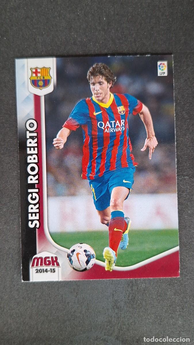 Cromos de f&uacute;tbol: L1 SERGI ROBERTO F. C. BARCELONA 66 PANINI MEGACRACKS 2014 2015 14 15