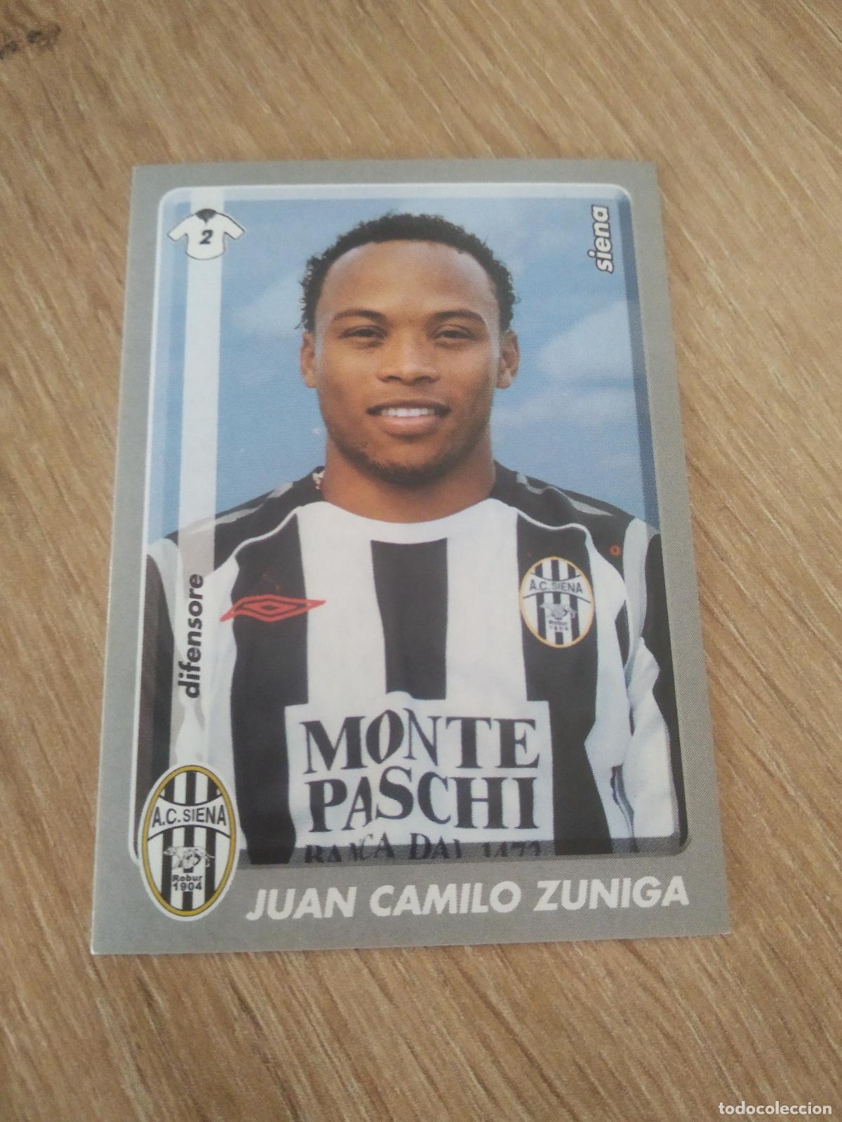 Cromos de Futebol: 420 JUAN CAMILO ZUNIGA SIENA CROMO FUTBOL PANINI LIGA ITALIA 2008-2009 CALCIATORI 08-09