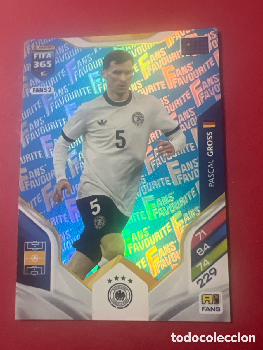 Cromos de Futebol: FAN52 PASCAL GROSS ALEMANIA PARALELA BLUE AZUL PANINI ADRENALYN FIFA 365 2025 2026 25 26