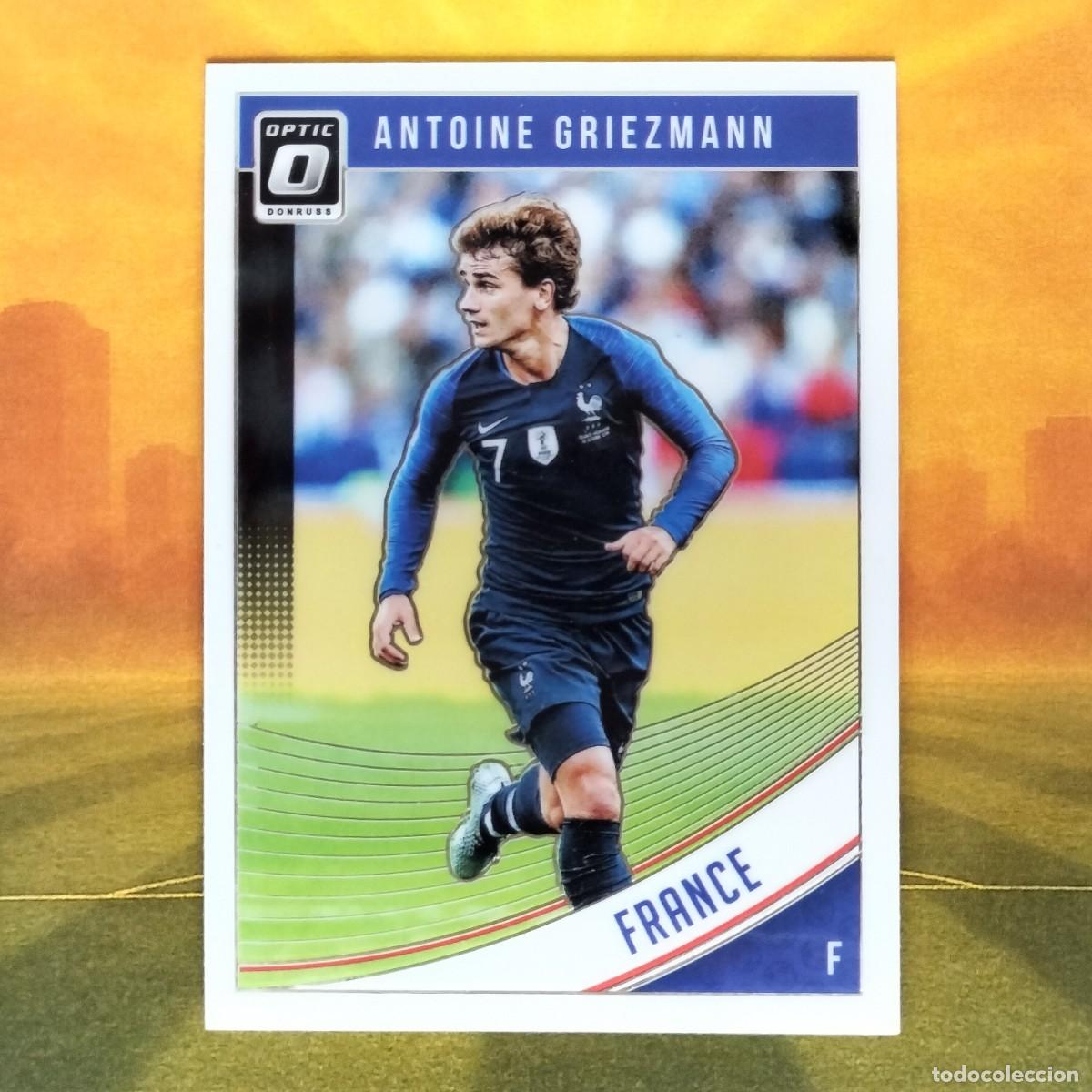 Cromos de f&uacute;tbol: #131 Antoine Griezmann Optic | Francia | 2018-19 Panini Donruss