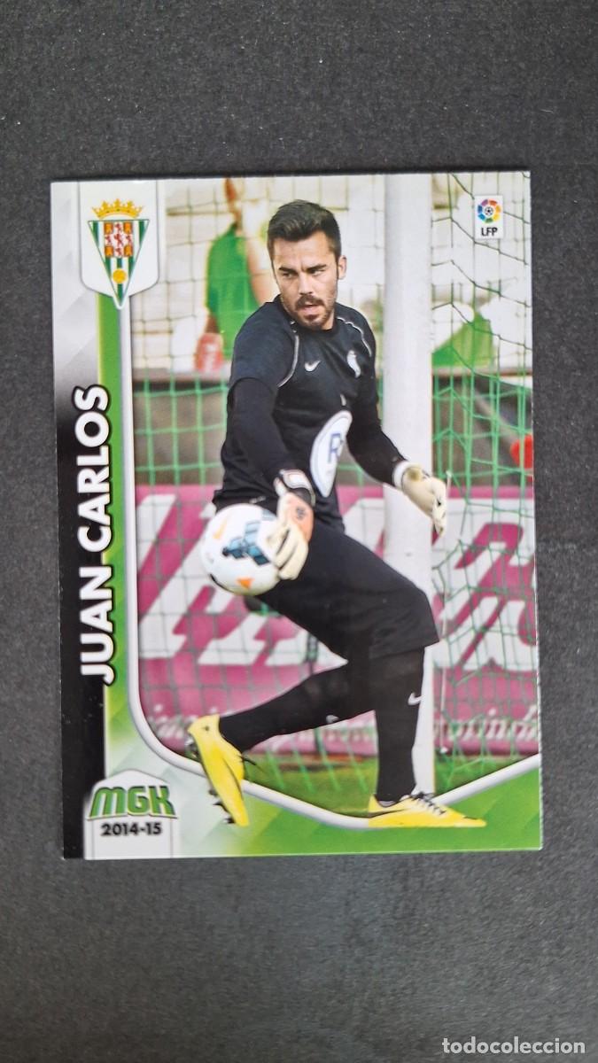 Cromos de f&uacute;tbol: L1 JUAN CARLOS CORDOBA C. F. 92 PANINI MEGACRACKS 2014 2015 14 15
