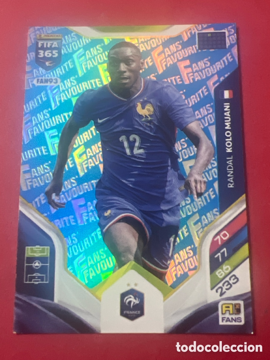 Cromos de f&uacute;tbol: E1427. Kolo Muani FAN93 Adrenalyn XL Fifa 365 2026 Francia