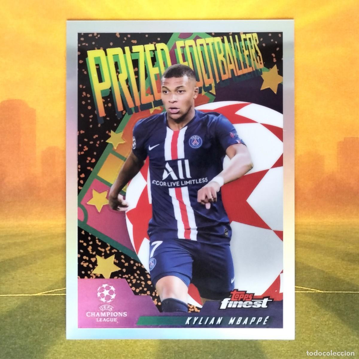 Figurine di Calcio: #PF-KM Mbappe Prized Footballers | PSG Paris Saint Germain | 2019 2020 Topps Finest UCL