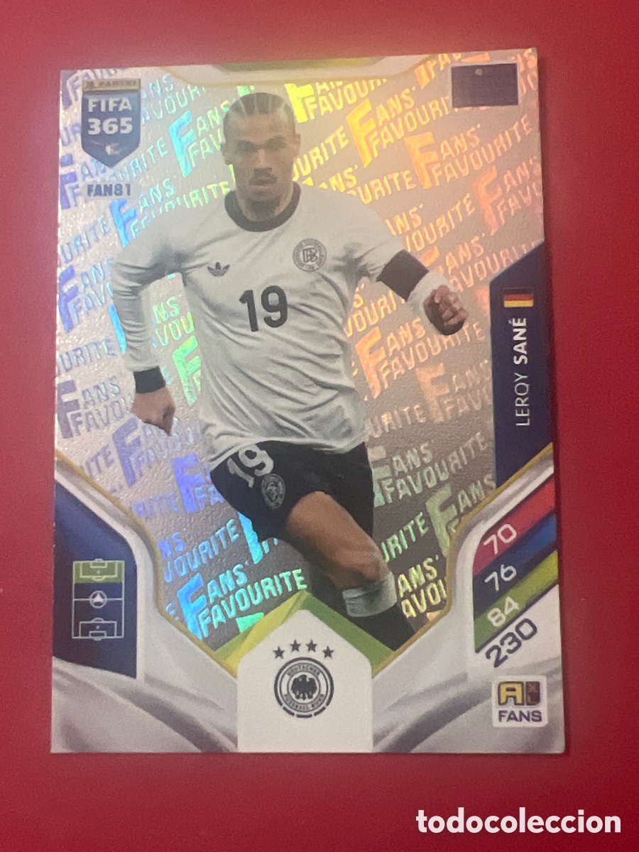 Figurine di Calcio: E1432. SAN&Eacute; ALEMANIA FAN81 FANS FAVOURITE ADRENALYN XL FIFA 365 PANINI 2026