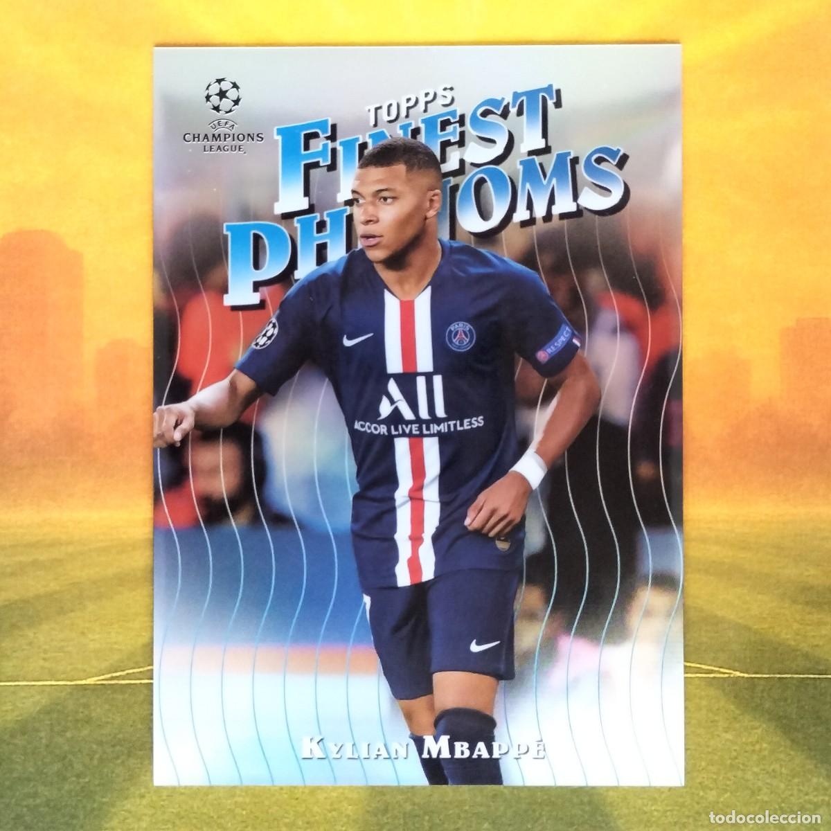 Cromos de f&uacute;tbol: #FP-KM Mbappe Finest Phenoms | PSG Paris Saint Germain | 2019 2020 Topps Finest UCL