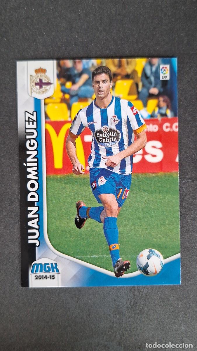 Cromos de f&uacute;tbol: L1 JUAN DOMINGUEZ DEPORTIVO DE LA CORU&Ntilde;A 118 PANINI MEGACRACKS 2014 2015 14 15